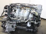  1993-2001 Nissan Altima Motor KA24DE A/T Transmission 2.4L 4 Cyl Engine - Image 2